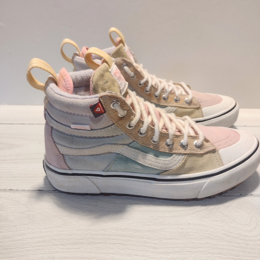 Vans Sk8-hi MTE Mens 8 Womens 9.5 HydroGuard Shoes PASTEL HighTop Skate Sneaker.